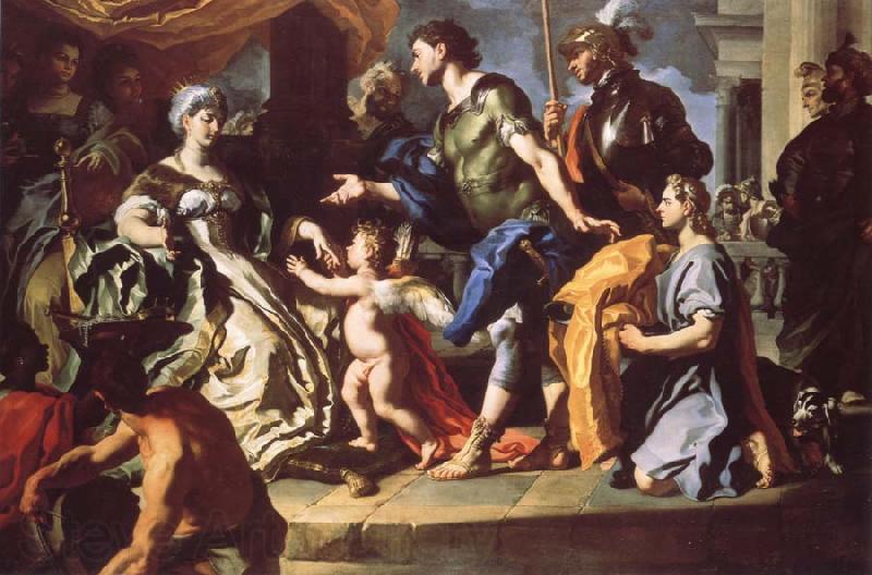 Francesco Solimena Dido Receiving Aeneas and Cupid Disguised as Ascanius